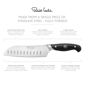 Robert Welch Professional Santoku Knife 17cm